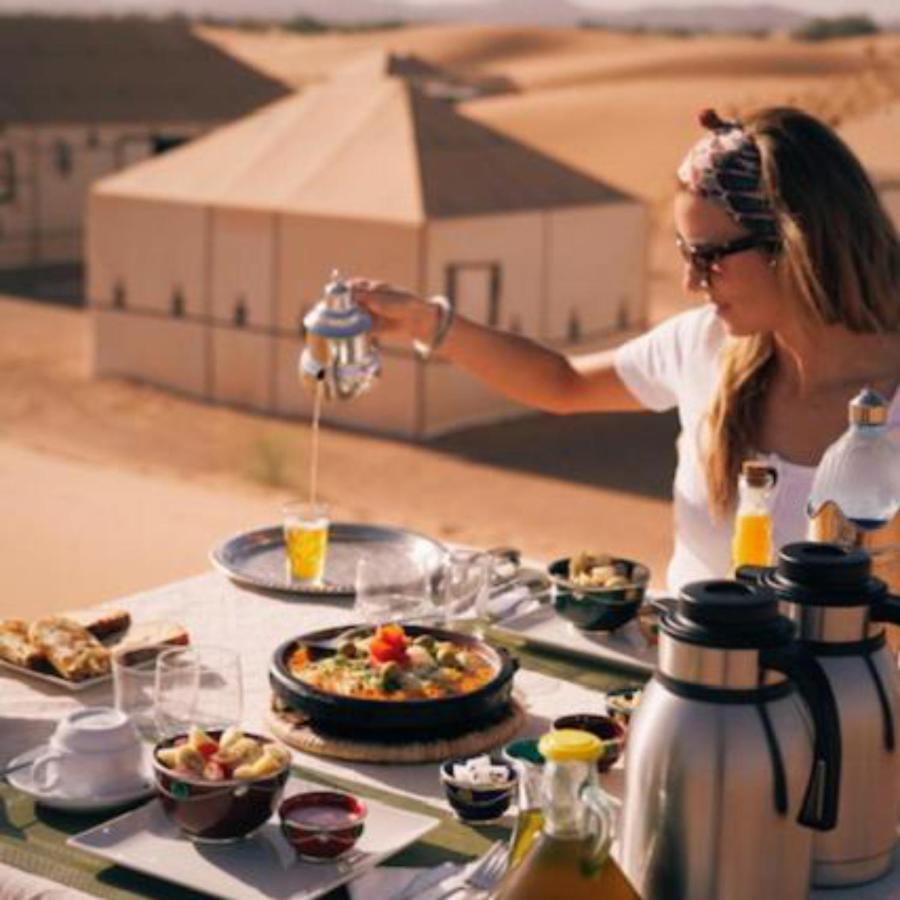 Sahara Tours Luxury Camp Hotel เมอร์ซูกา ภายนอก รูปภาพ